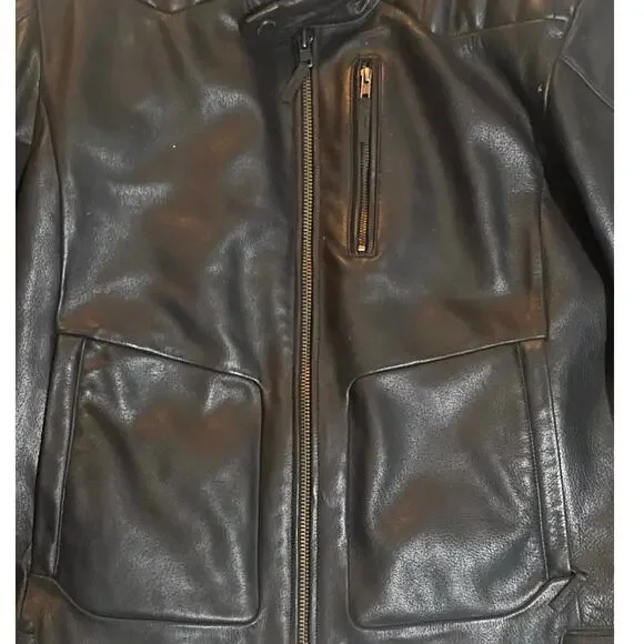 Alpine Stars Buffalo Leather Crazy Eight Padded Motorcycle Jacket - Picture 5 of 10